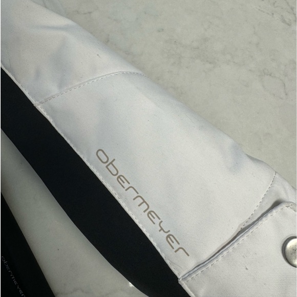 Obermeyer White Ski Duck Down Jacket  Size 4 - Picture 10 of 15